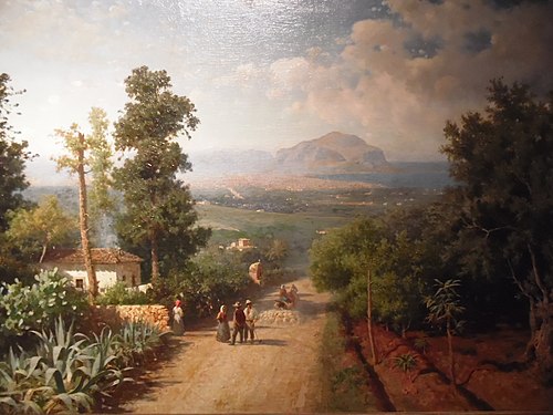 View on Palermo, 1875, Francesco Lojacono