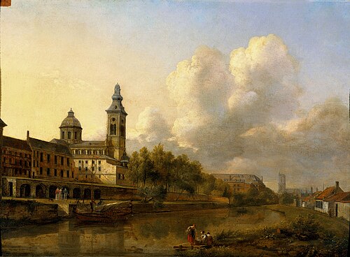 Saint Peter’s Abbey in Ghent, 1820, Pieter-Frans De Noter