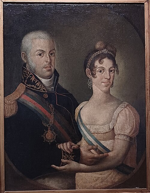 João VI e Carlota Joaquina, 1801, Manuel Dias de Oliveira