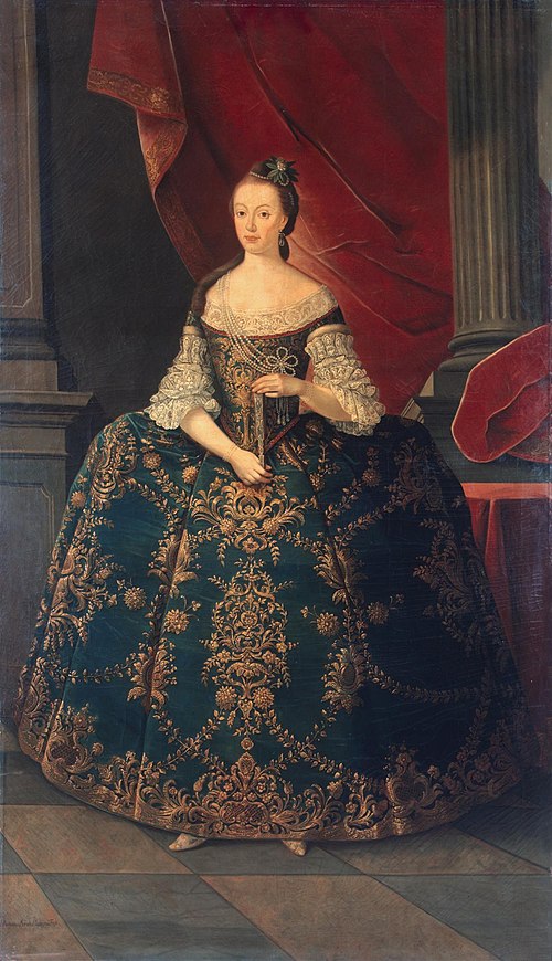 Portrait of Maria Francisca, Princess of Brasil and Beira, 1773, Miguel António do Amaral