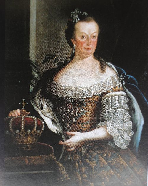Portrait of Mariana Victoria of Spain while Queen of Portugal, 1760, Miguel António do Amaral