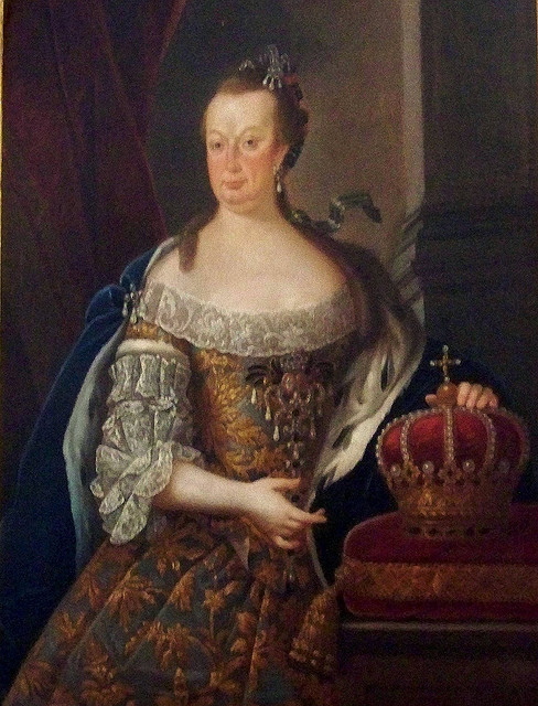 Retrato da Rainha Mariana Vitória, 1777, Miguel António do Amaral