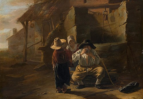 Travellers by a well, 1637, Andries Both