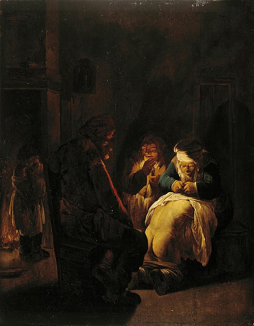 Peasants in the Interior (Family Scene), 1630, Andries Both