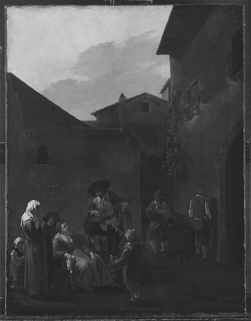 Italienische Volksszene, 1626, Andries Both
