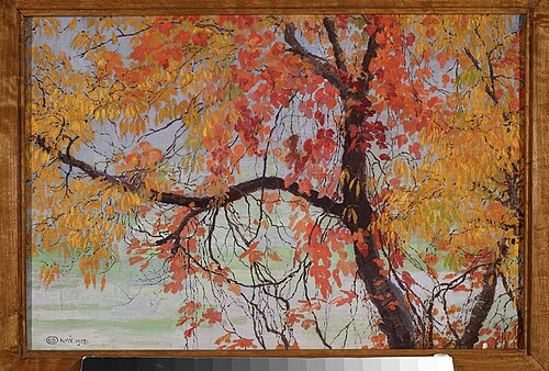 Autumn leaves, 1912, Edward Okuń