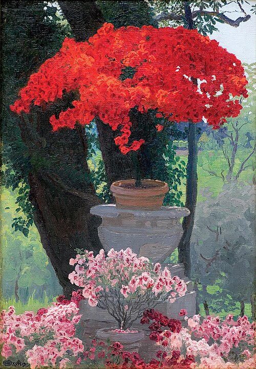 Villa Borghese. Giardino del Lago, 1913, Edward Okuń