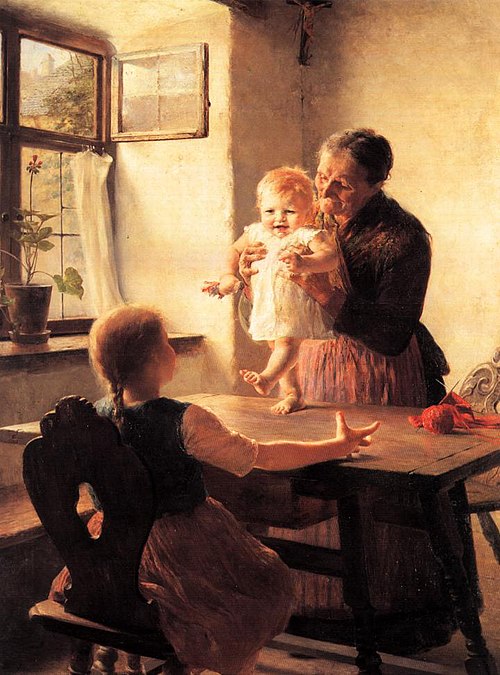 Les Premiers Pas, 1893, Geórgios Iakovídis