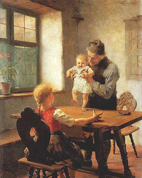 Les Premiers Pas, 1889, Geórgios Iakovídis