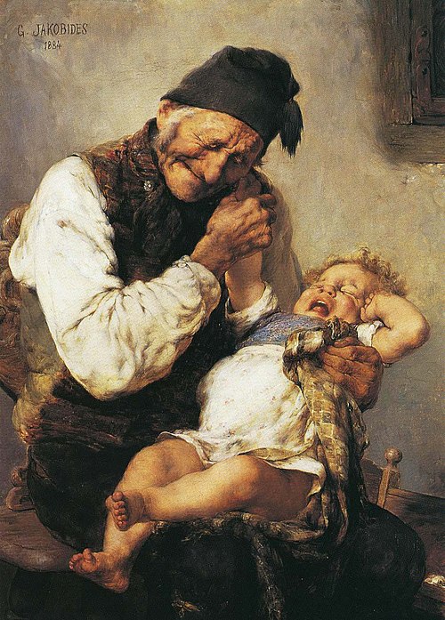 Der böse Enkel, 1884, Geórgios Iakovídis