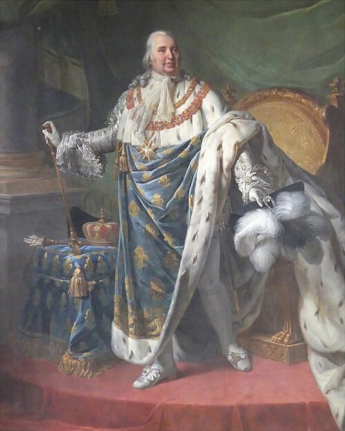 Portrait en pied de Louis XVIII, 1823, Louise Bouteiller