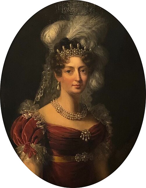 Portrait de la duchesse d'Angoulême, 1819, Louise Bouteiller