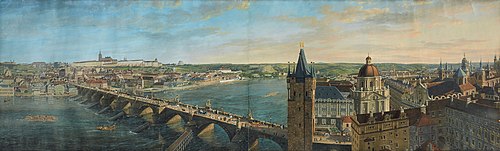 Panorama of Prague, 1821, Christian Ezdorf