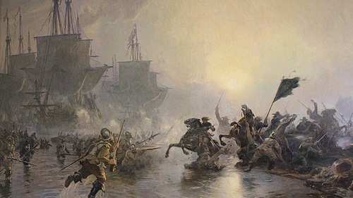 Die Landung in Kerteminde 1659, 1862, Christian Mølsted
