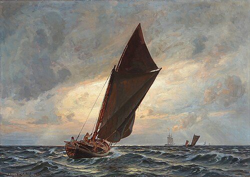 Morning in the Great Sound, 1920, Christian Mølsted