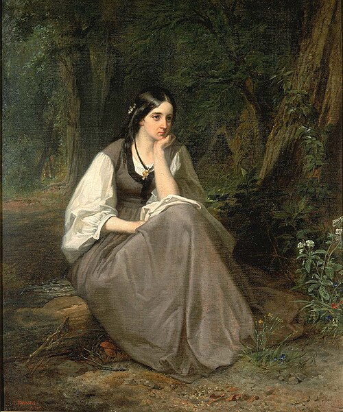 Evangeline, 1861, Christian Schussele