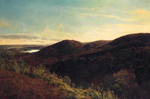 An extensive moorland landscape., 1872, Christian Zacho