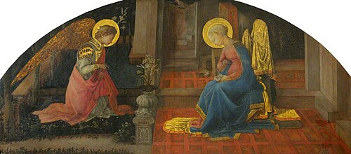 The Annunciation (copy of Filippo Lippi), , Christiana Herringham