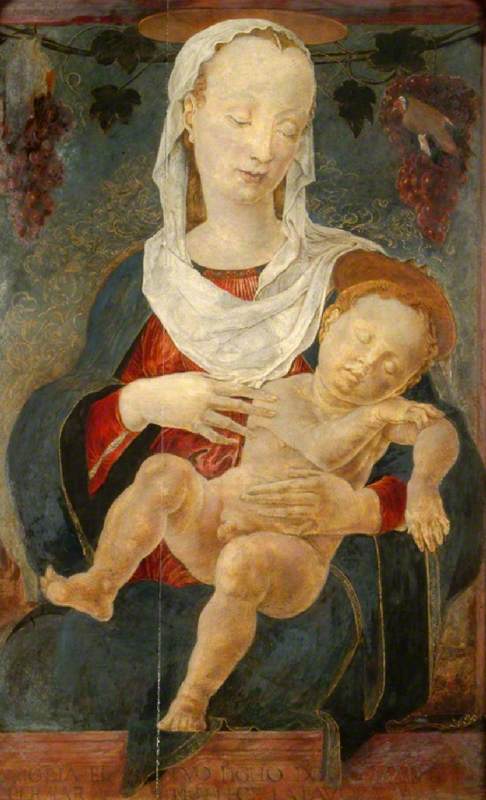 Madonna and Child (after Cosmè Tura), , Christiana Herringham