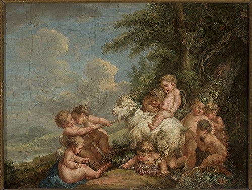 Cupids at play, , Johann Albrecht Friedrich Rauscher