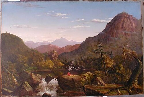 Landscape, 1849, Christopher Pearse Cranch