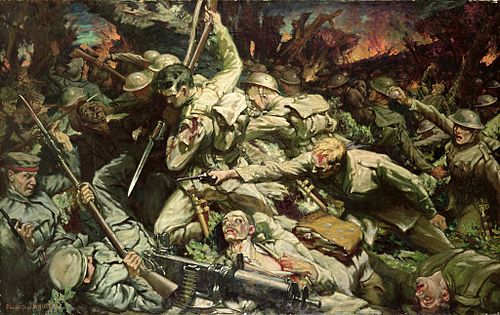 The Welsh at Mametz Wood, 1920, Christopher Williams