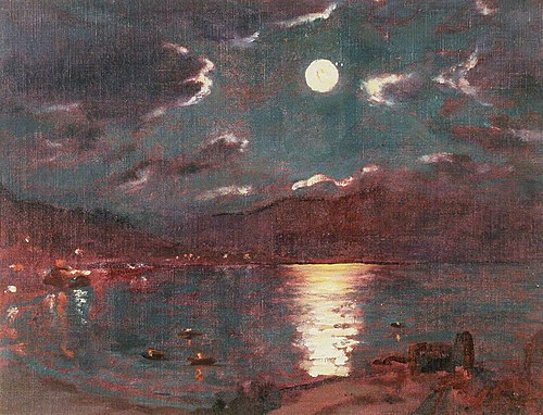 Barmouth Moonlight, 1913, Christopher Williams