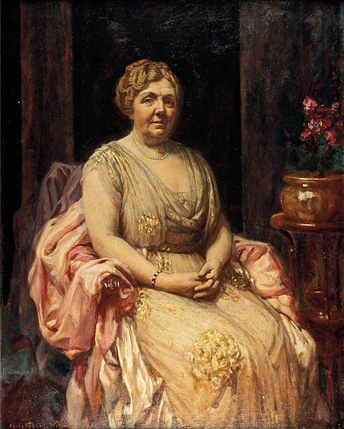Dame Margaret Lloyd George (1866–1941), 1921, Christopher Williams