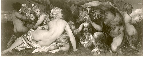 Bacchusfest (die Ernte), 1869, Hans Makart