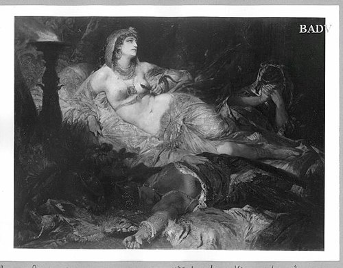Death of Cleopatra, 1869, Hans Makart