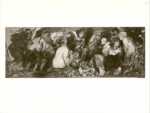 Abundantin, Die Gaben des Wassers, 1869, Hans Makart