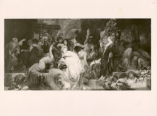 "Historic" scene, 1868, Hans Makart