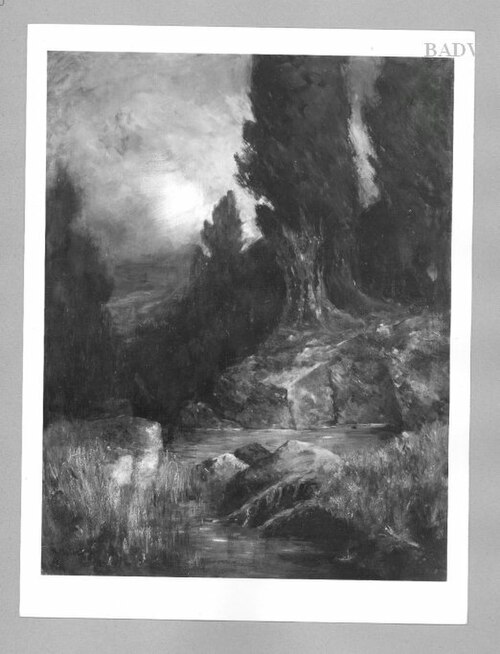 landscape, 1865, Hans Makart