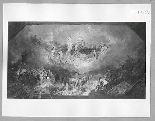 oil sketch for a festival of gods, 1865, Hans Makart