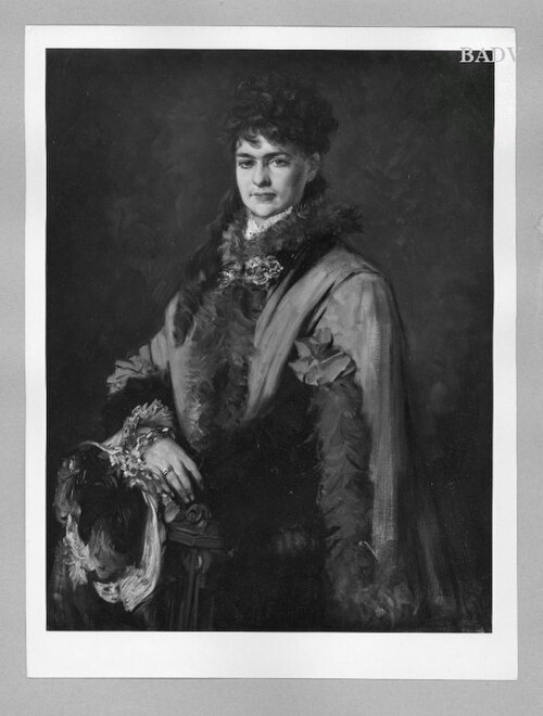 Damenbildnis (Cecilie von Munkascy), 1865, Hans Makart