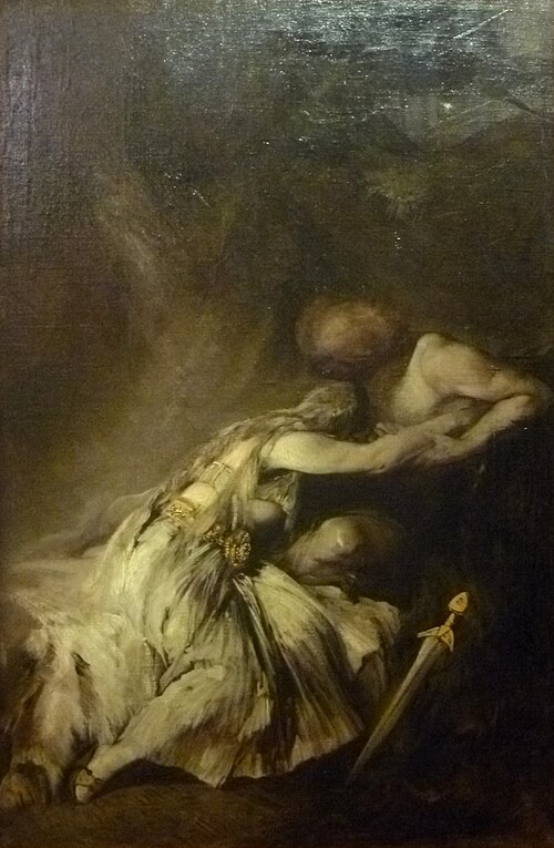 Siegmund and Sieglinde in Hunding's Cabin, 1883, Hans Makart