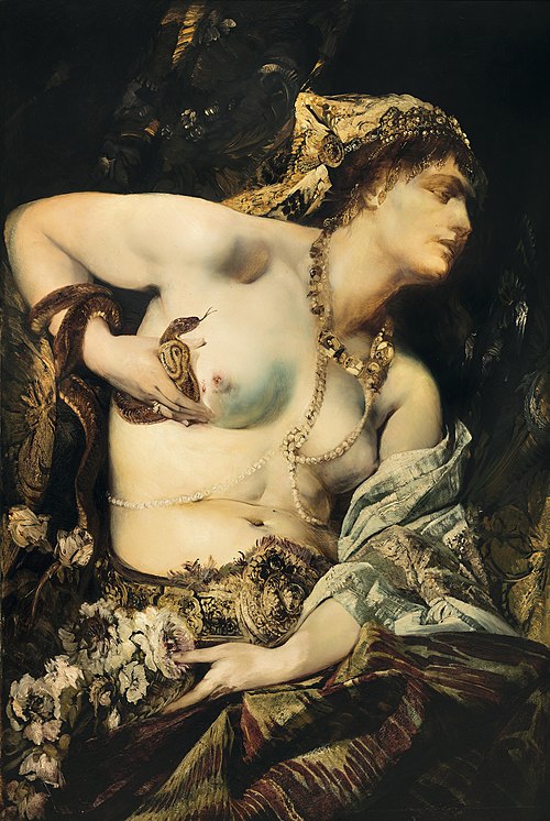 La Mort de Cléopâtre, 1875, Hans Makart