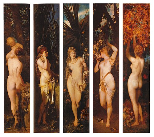 Les Cinq Sens (Makart), 1872, Hans Makart
