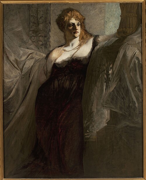 Portrait d'une jeune femme, 1882, Hans Makart