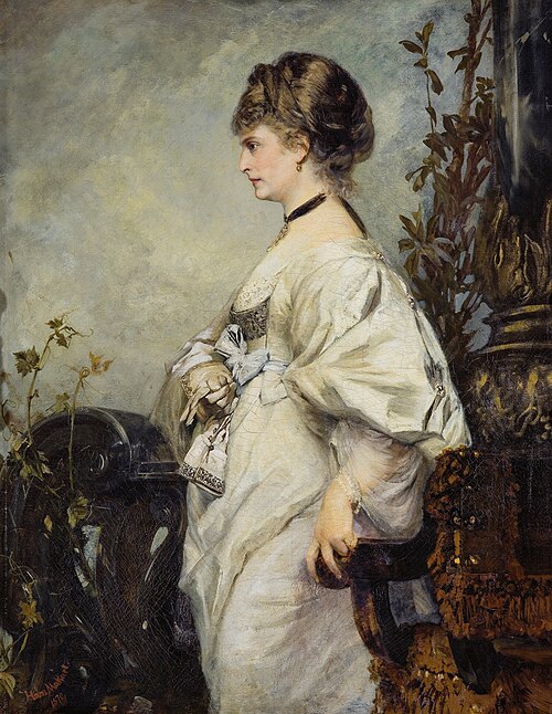 Portrait Magdalena Plach, 1870, Hans Makart