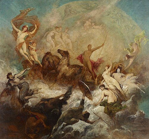 Der Sieg des Lichtes über die Finsternis, 1883, Hans Makart
