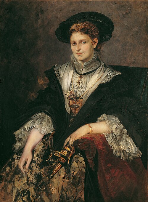 Bertha von Piloty, 1872, Hans Makart