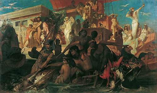 Die Niljagd, 1876, Hans Makart