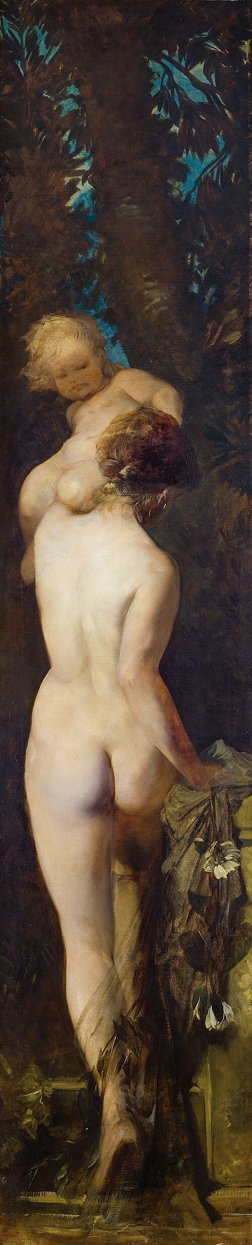 Die fünf Sinne: Das Gefühl, 1850, Hans Makart