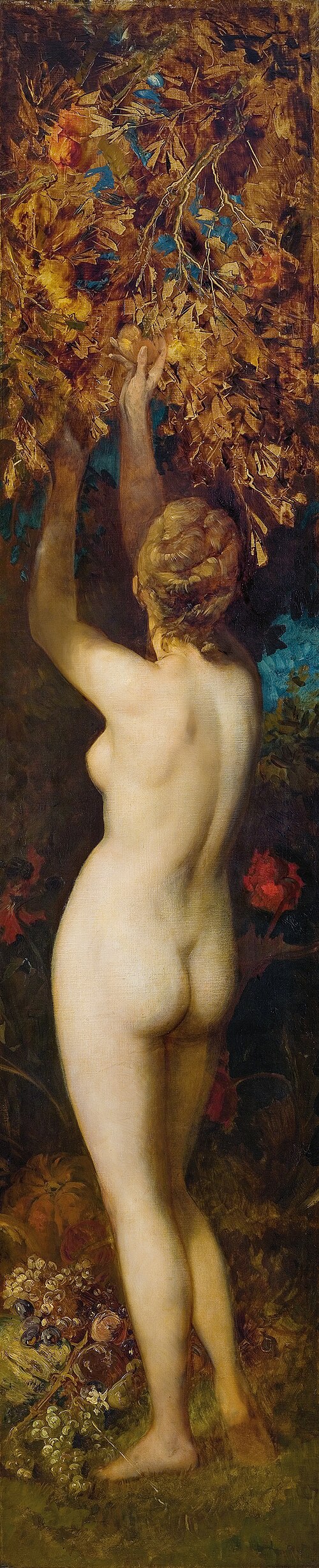 The five senses: taste, 1850, Hans Makart