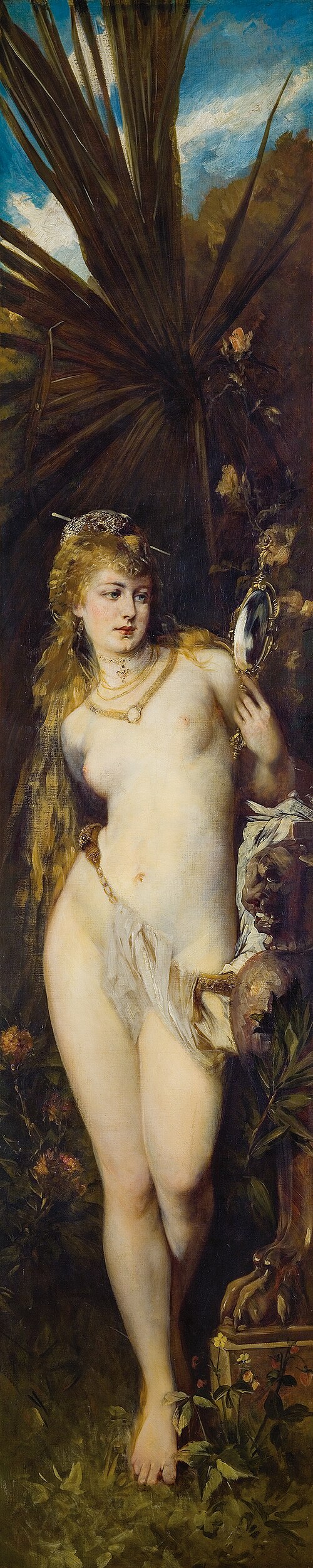 The five senses: sight, 1850, Hans Makart