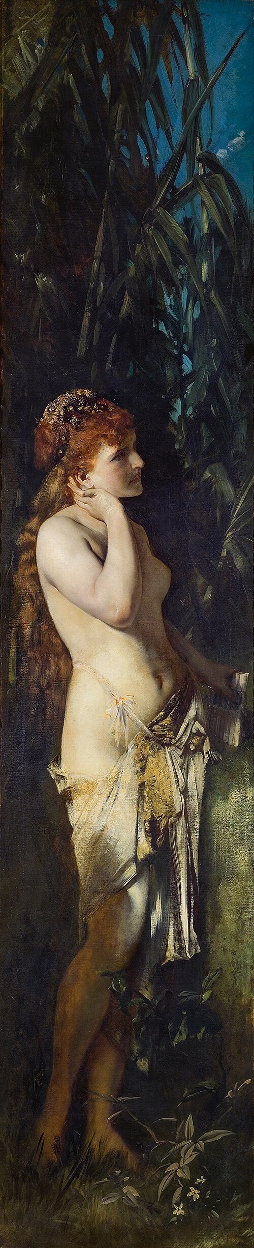 Die fünf Sinne: Das Gehör, 1850, Hans Makart