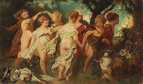 Kinderreigen (Umkreis), , Hans Makart
