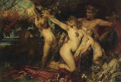 Bacchantengruppe, 1880, Hans Makart
