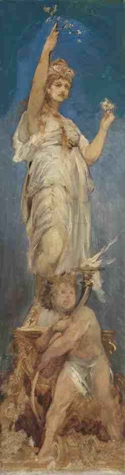 Frühling, 1870, Hans Makart